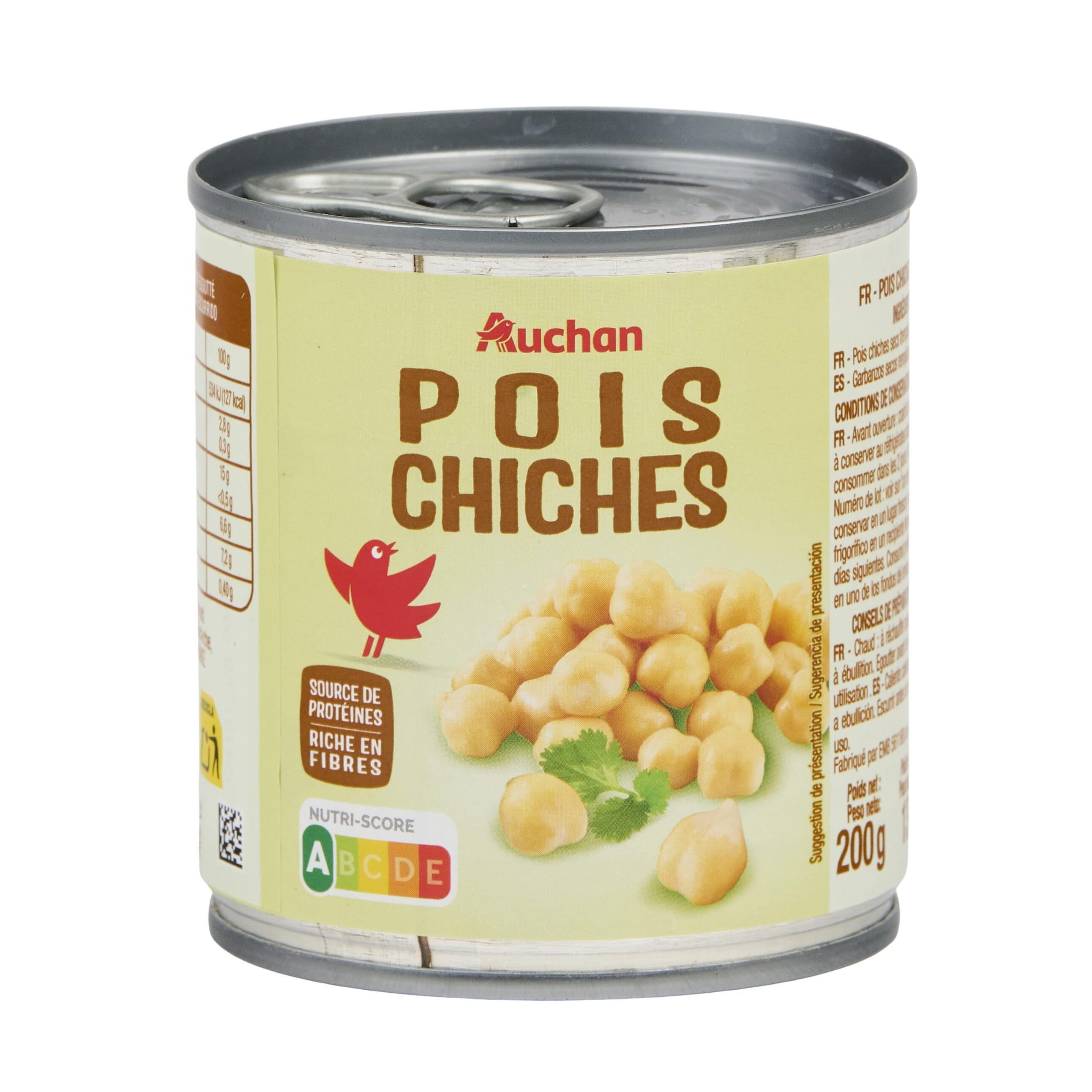Voir la diapositive 4 : AUCHAN Pois chiche 130g