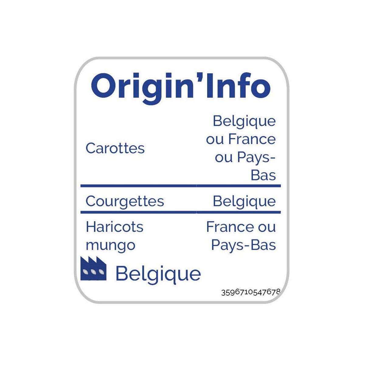 AUCHAN Légumes pour wok 5 portions 750g