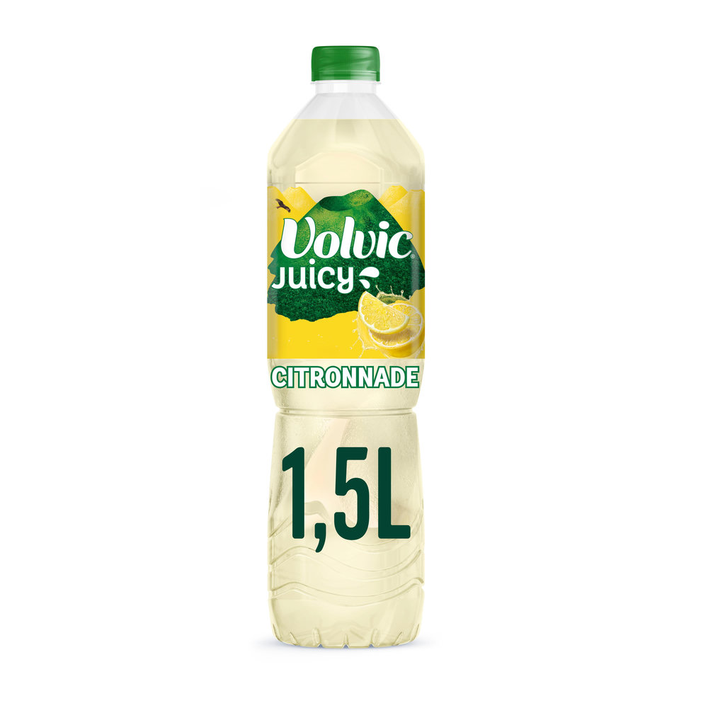 VOLVIC Eau aromatisée Juicy citronnade au jus de citron 1,5l