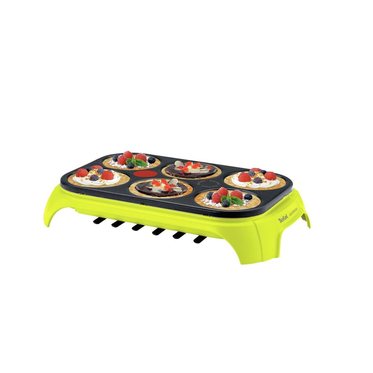 Voir la diapositive 2 : TEFAL Crêpière PY559312 Vert cactus - 1000W