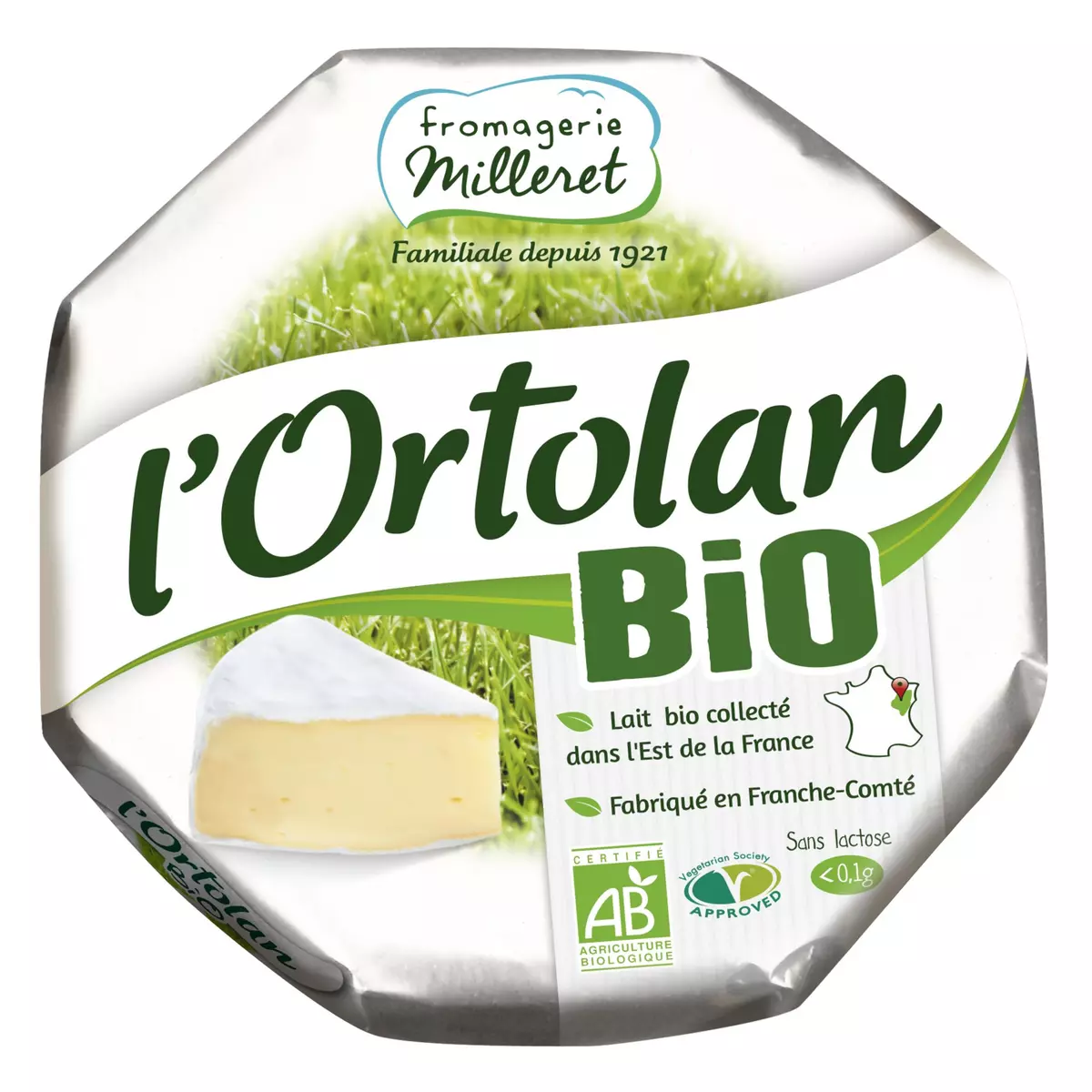 L'ORTOLAN Fromage à pâte molle bio 250g