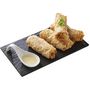 Voir la diapositive 2 : AUCHAN LE TRAITEUR Nems au poulet 4 pièces 4x65g