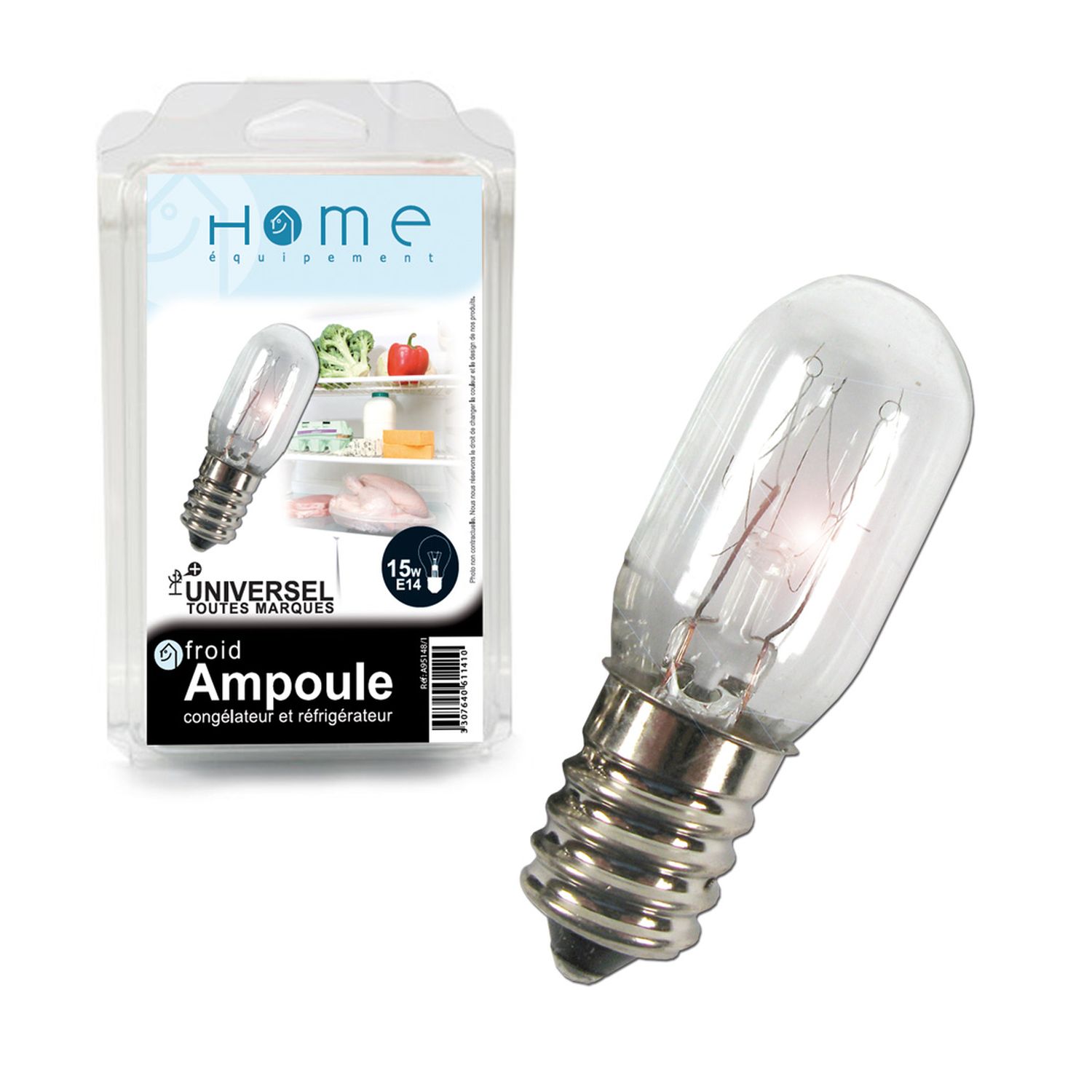 Voir la diapositive 2 : HOME EQUIPEMENT Ampoule A95148/1