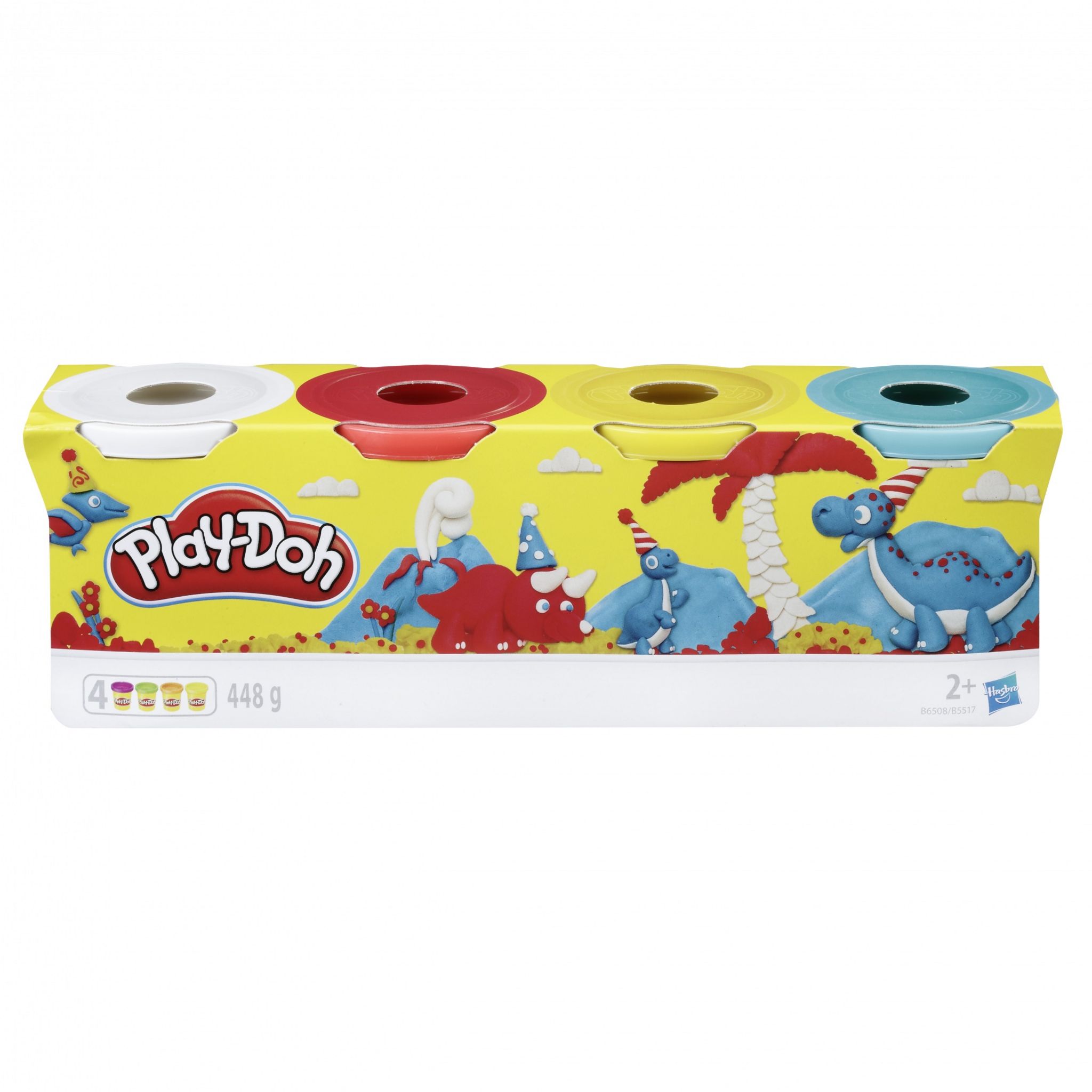 Voir la diapositive 8 : HASBRO Pack de 4 pots couleurs de Pâte à modeler Play Doh