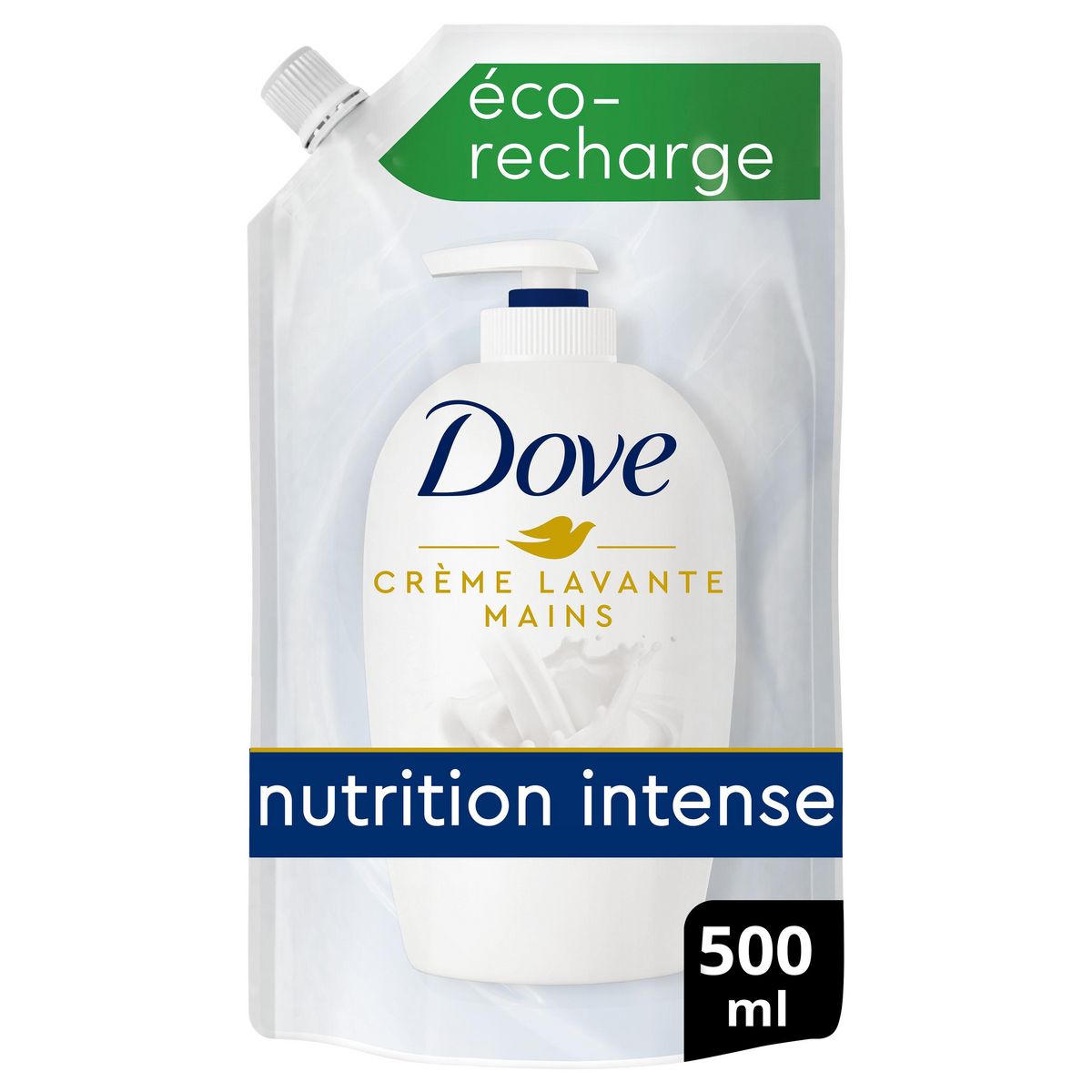 DOVE Original Recharge savon lavant mains antibactérien 500ml