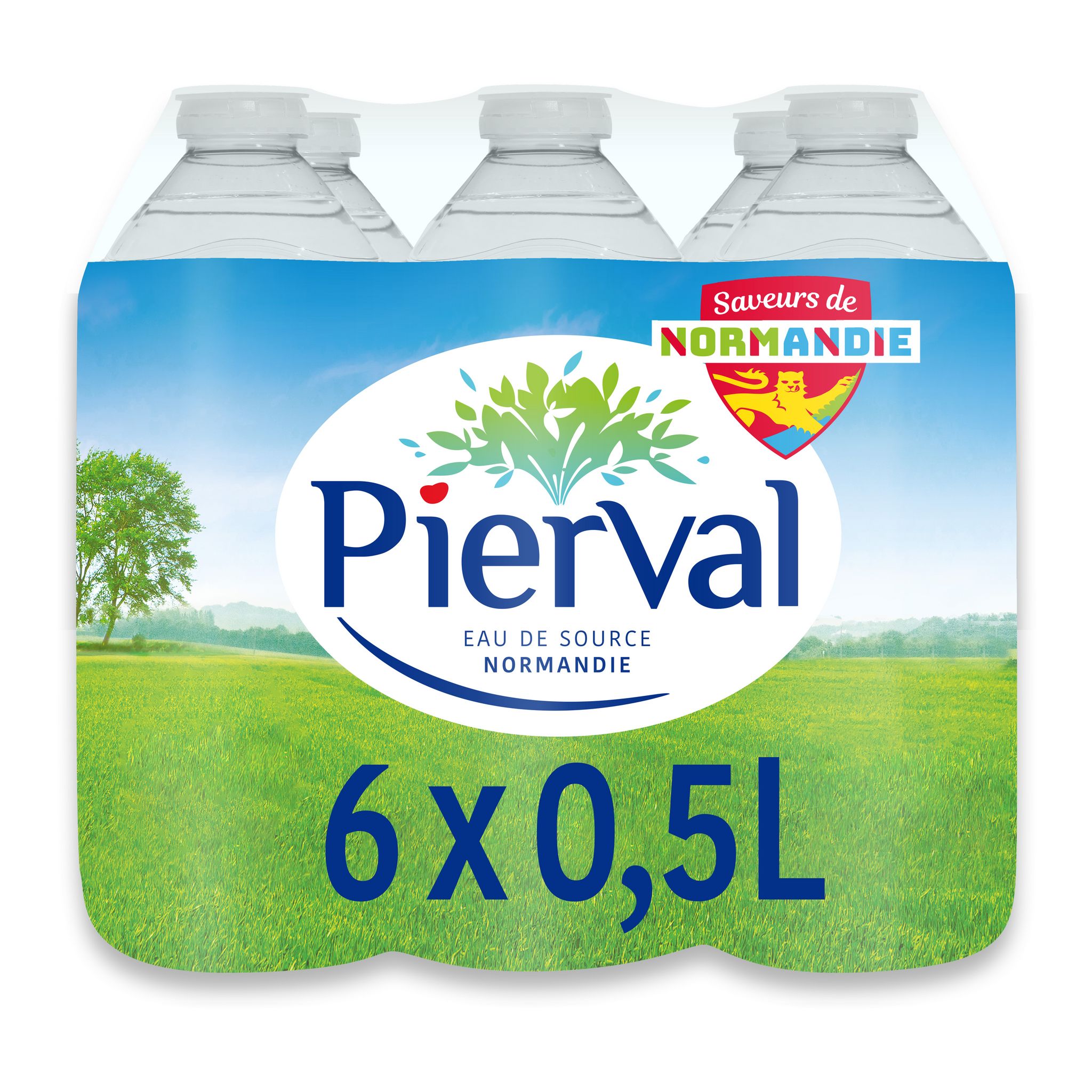 PIERVAL Eau de source plate 6x50cl