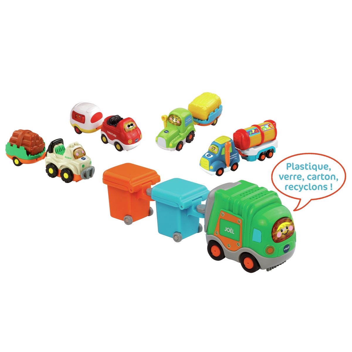 VTECH Véhicules Avec Remorques Tut Tut bolides