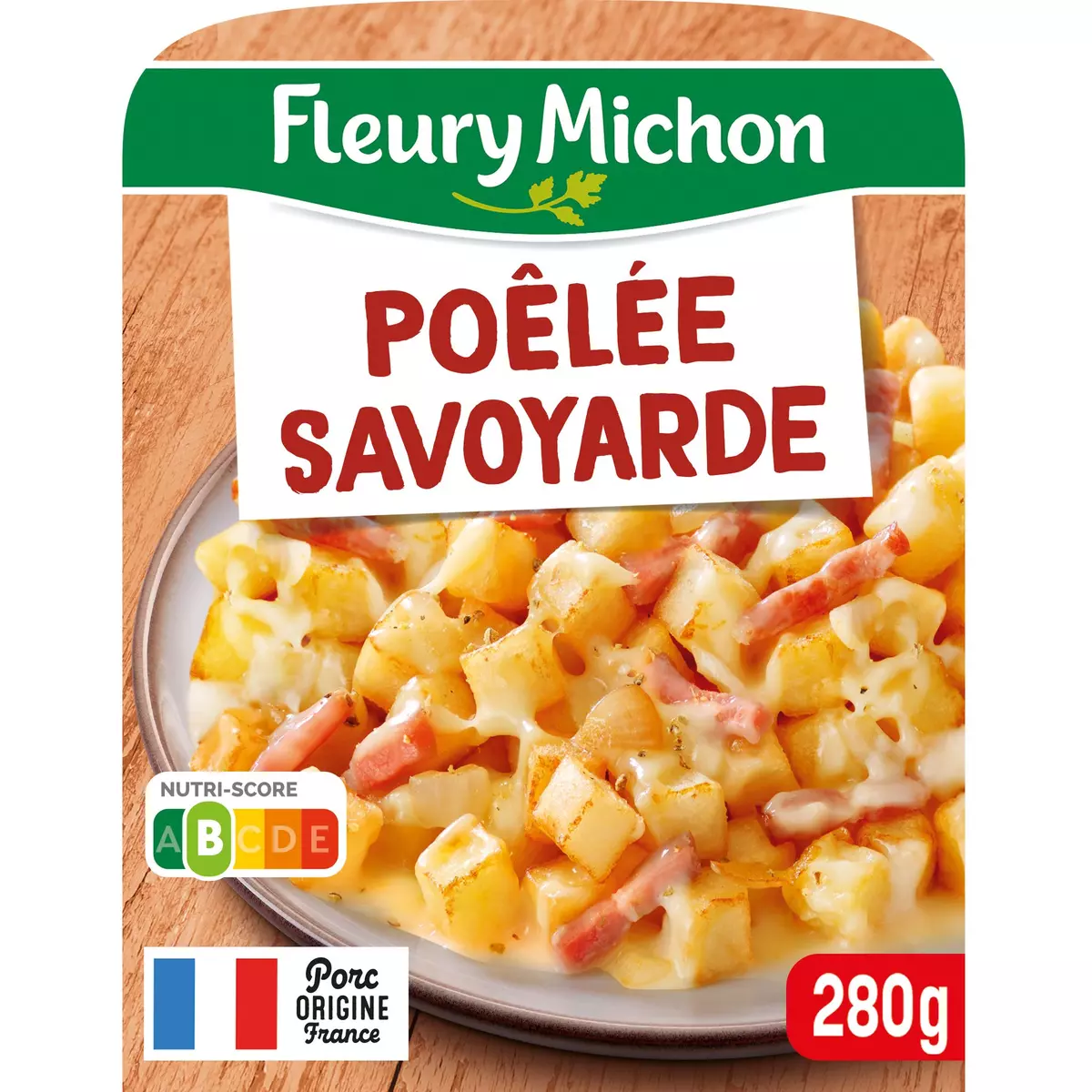 FLEURY MICHON Poêlée savoyarde lardons fumés 1 portion 280g