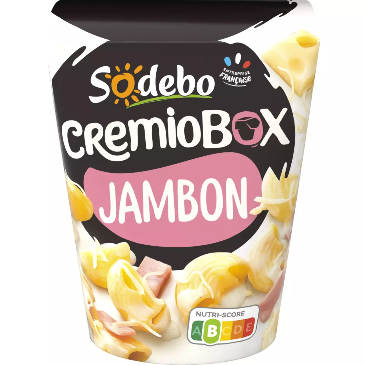 SODEBO Cremio Box Jambon Emmental sans couverts 1 portion 280g