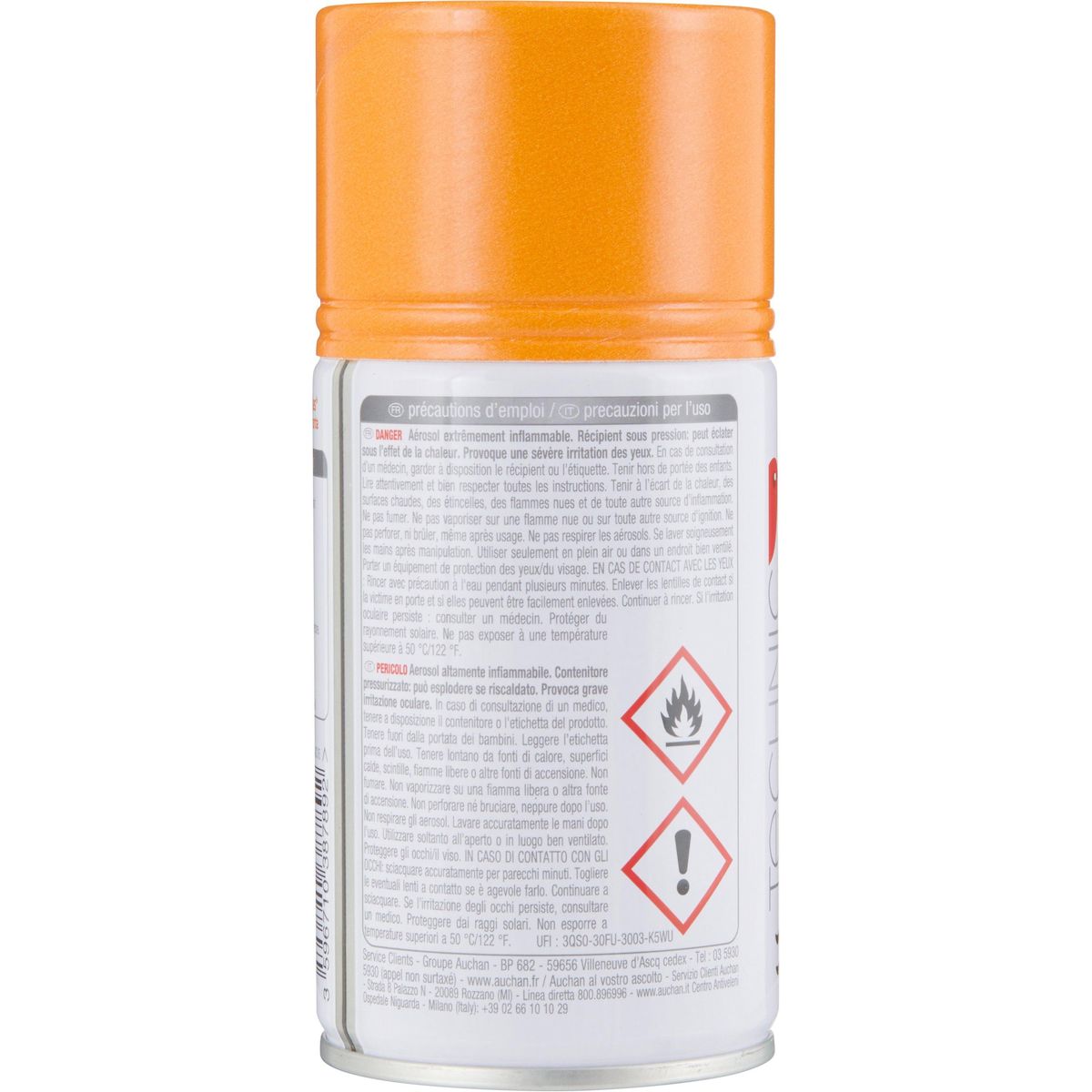 AUCHAN Recharge pour diffuseur automatique vanille des îles 250ml