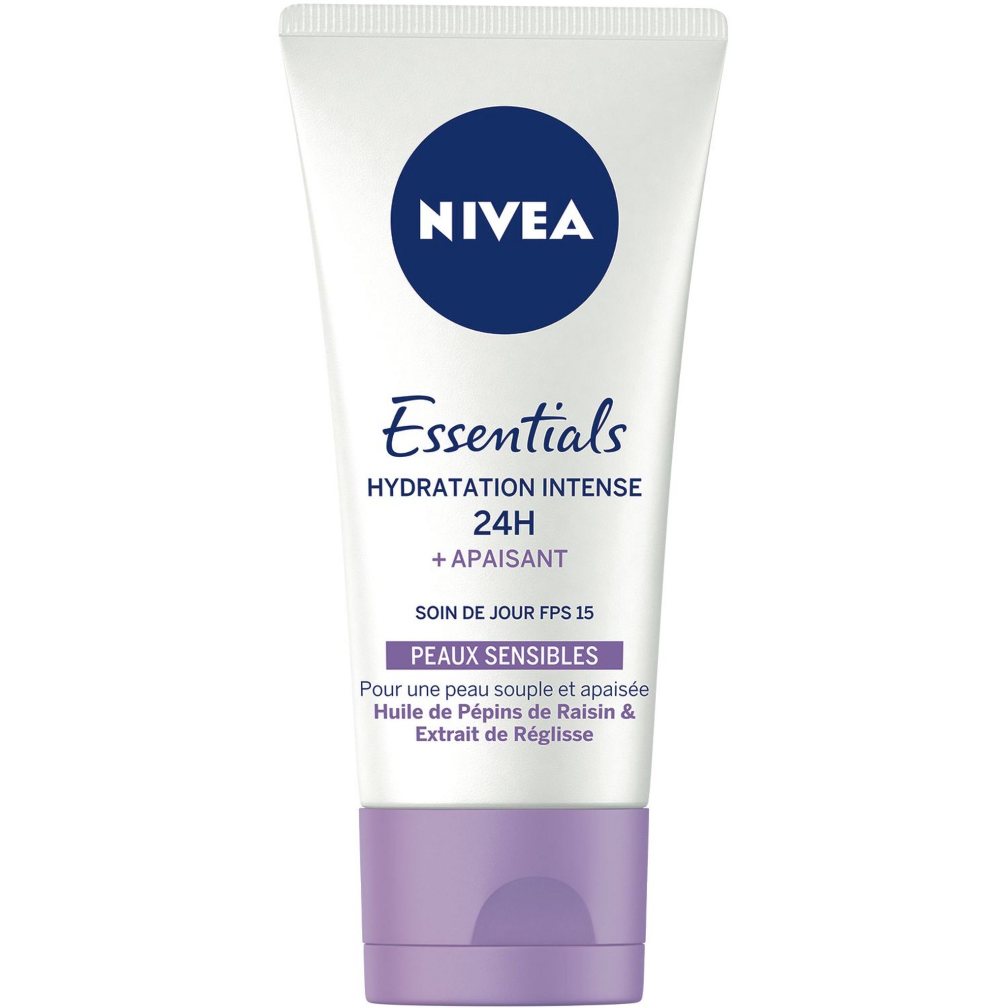 Voir la diapositive 2 : NIVEA Essentials soin de jour hydratant apaisant FPS15 peaux sensibles 50ml