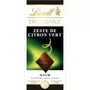 LINDT Excellence tablette de chocolat noir dégustation zeste de citron vert 1 pièce 100g