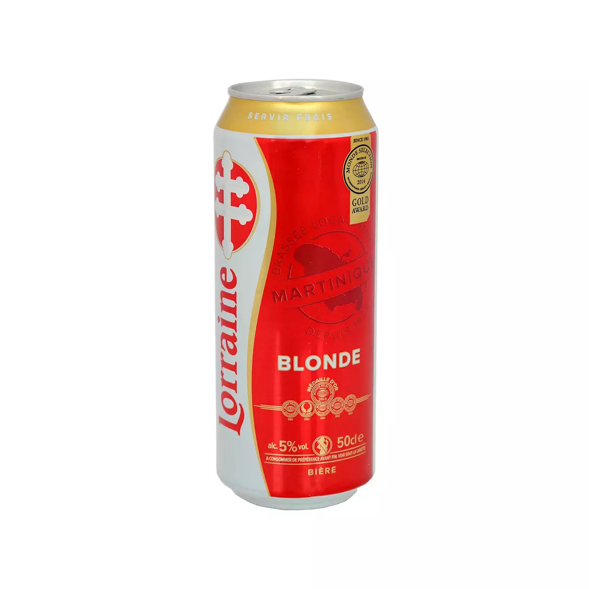 LORRAINE Bière blonde Lorraine 5% boîte 50cl