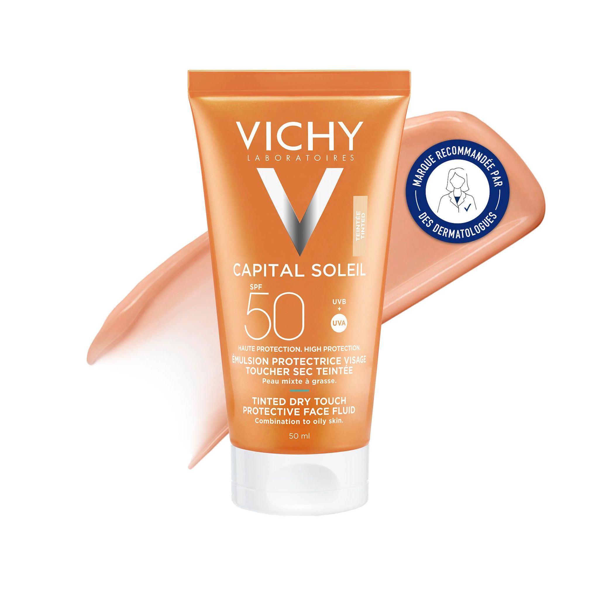 VICHY Emulsion protectrice visage SPF50 50ml