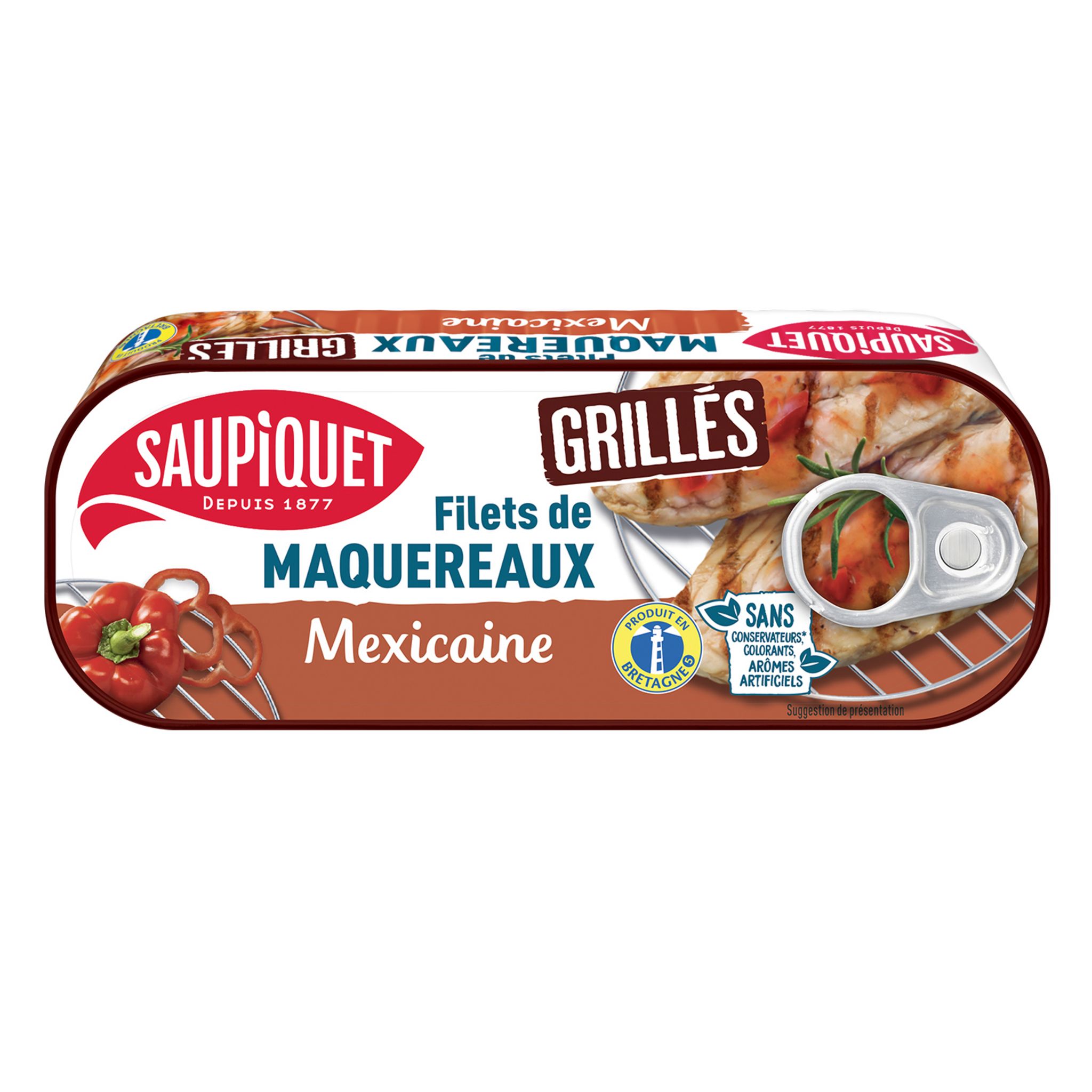 SAUPIQUET Filets De Maquereaux Grillés à La Mexicaine 120g Pas Cher ...