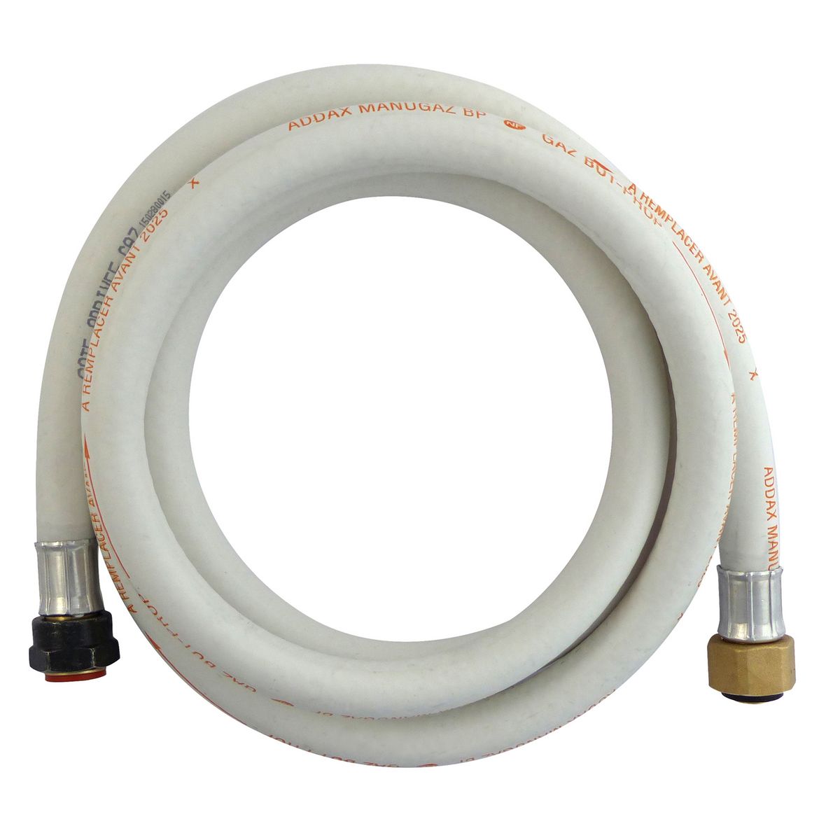 NOVOBAIN Tuyau gaz flexible en caoutchouc à visser1,50m