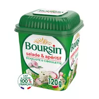 Boursin salade & apéritif Ail & fines herbes (120 g)  La Belle Vie :  Courses en Ligne - Livraison à Domicile