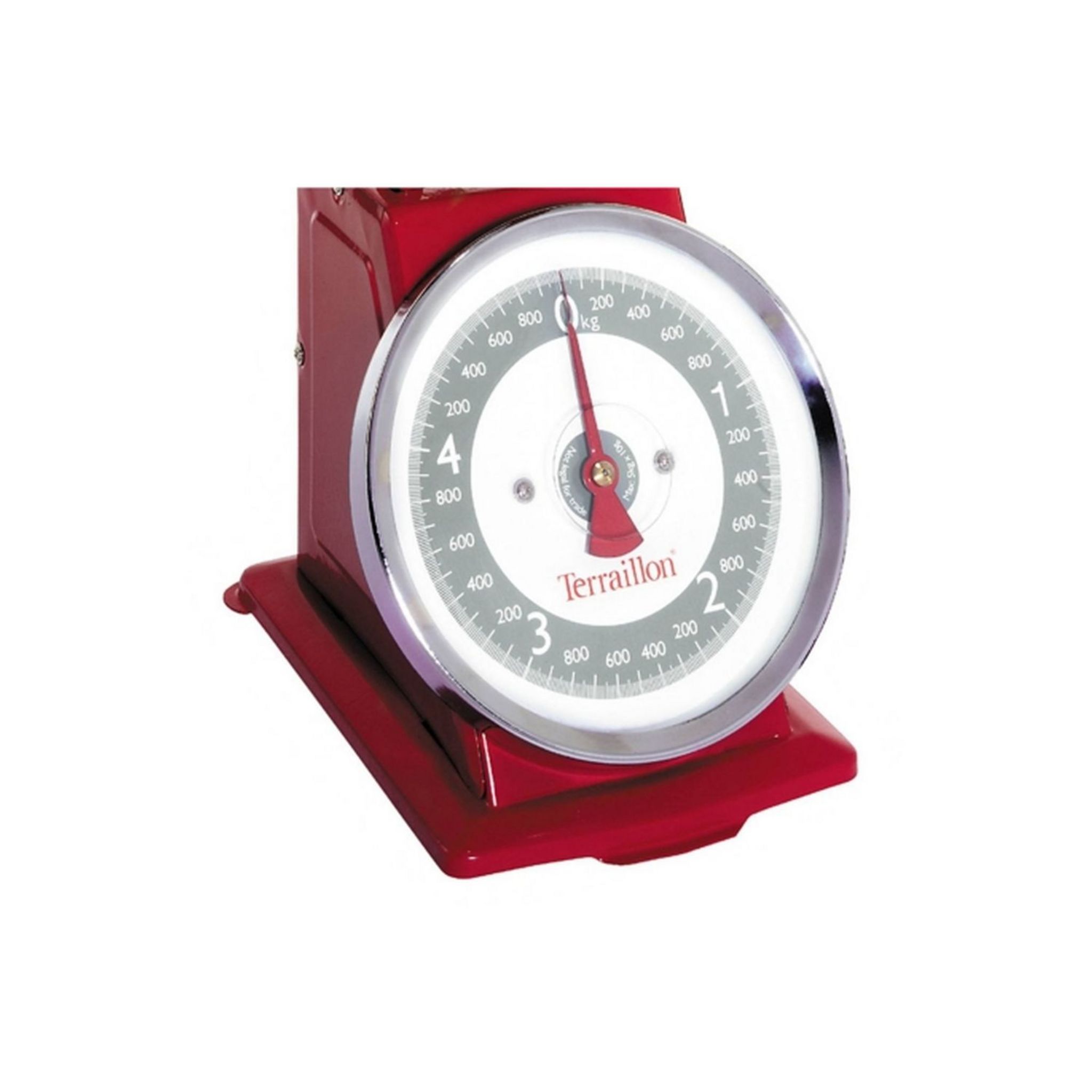 Voir la diapositive 2 : TERRAILLON Balance de cuisine mécanique Tradition 500 - Rouge