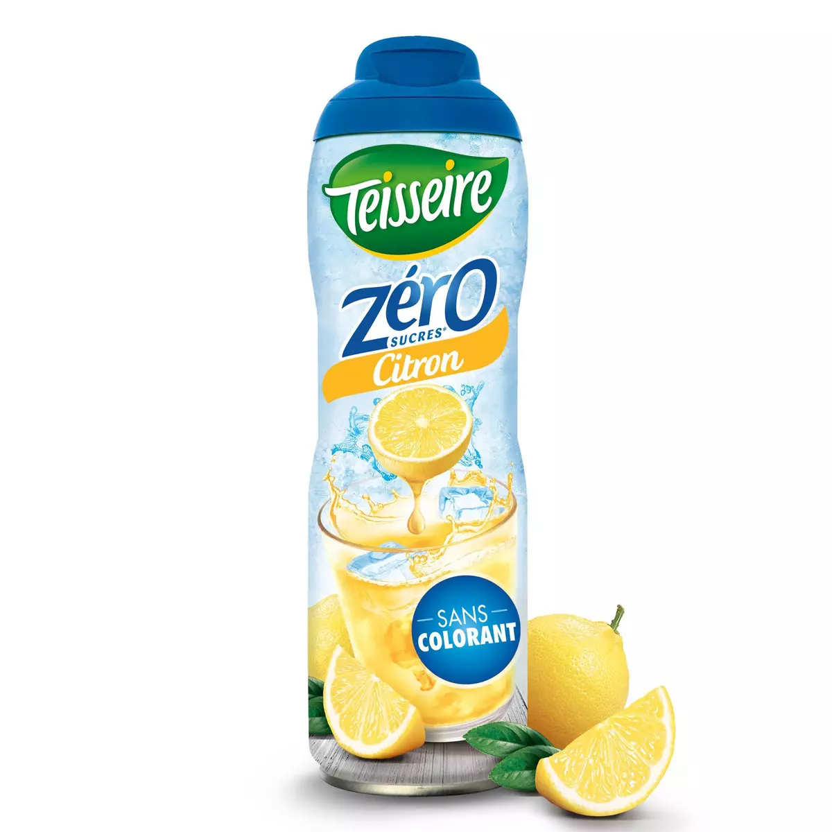 TEISSEIRE Sirop de citron zéro sucre bidon 60cl