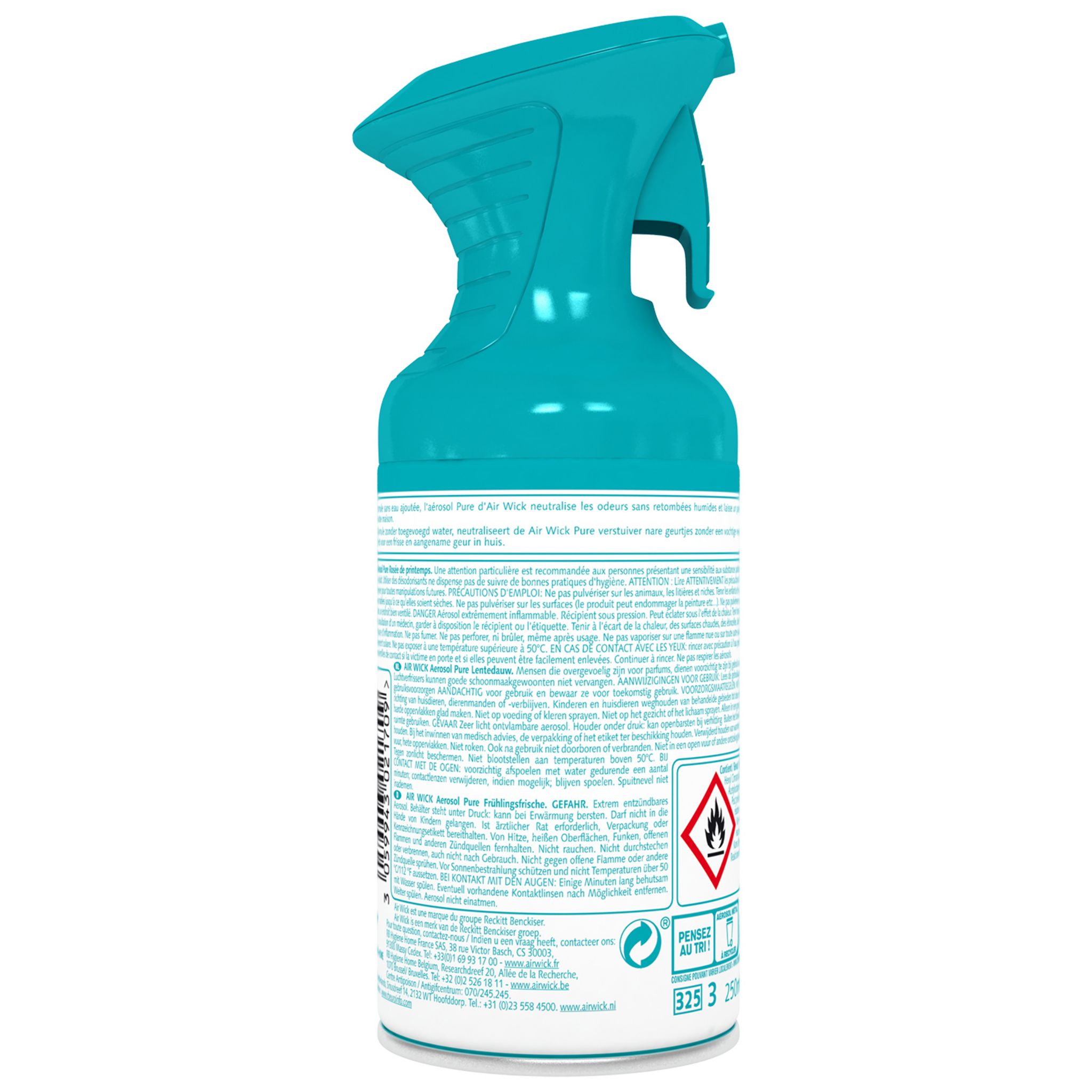 Voir la diapositive 2 : AIR WICK Spray désodorisant rosée de printemps 250ml