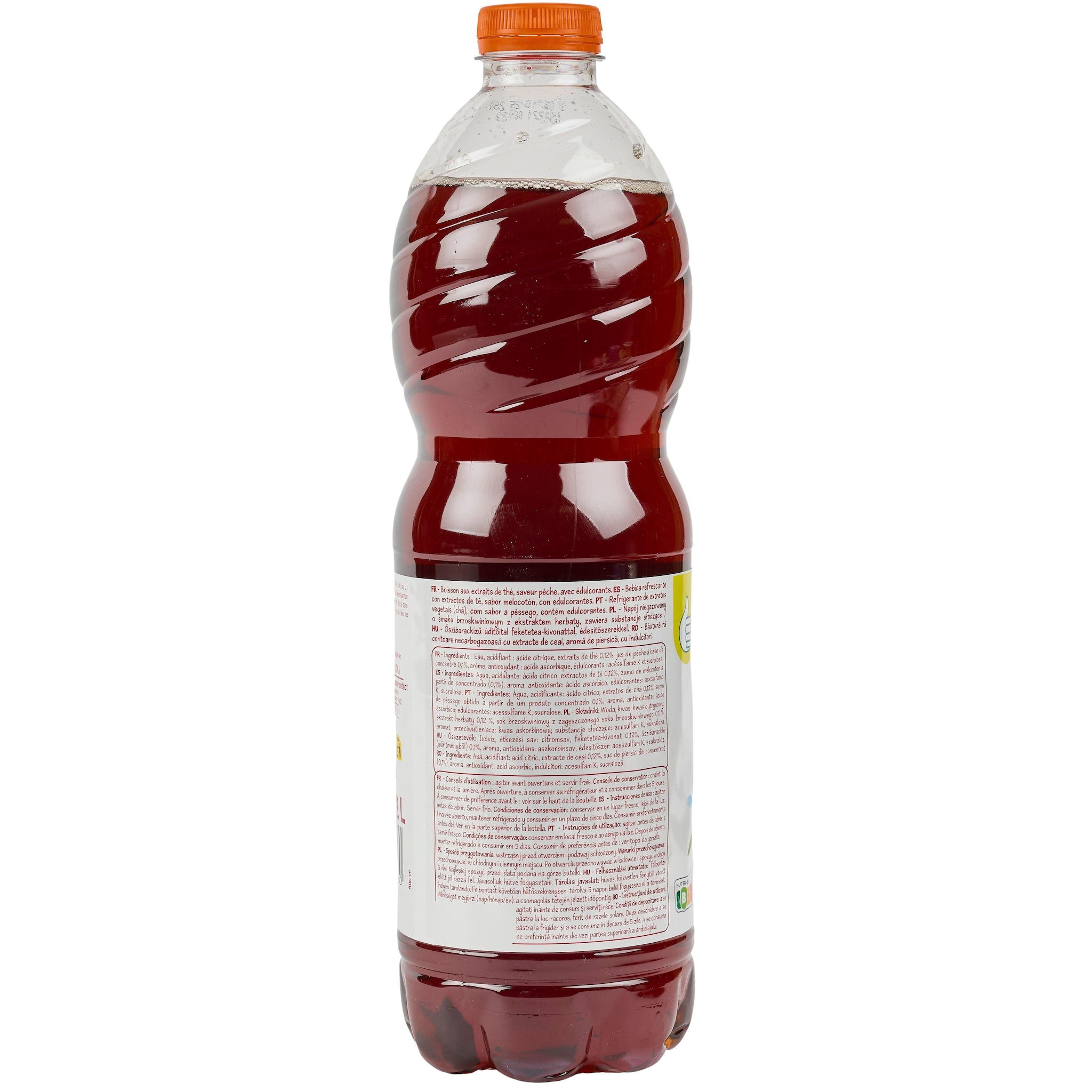 Voir la diapositive 3 : POUCE Boisson aux extraits de thé aromatisée avec édulcorants 2l