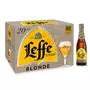 LEFFE Bière blonde 6,6% bouteilles 20x33cl