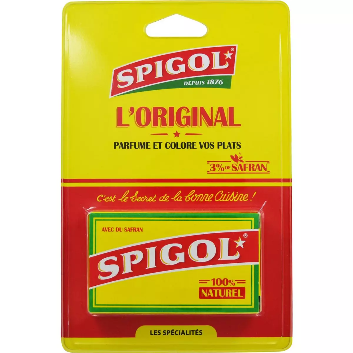 SPIGOL L'original au safran 100% naturel 4x14g