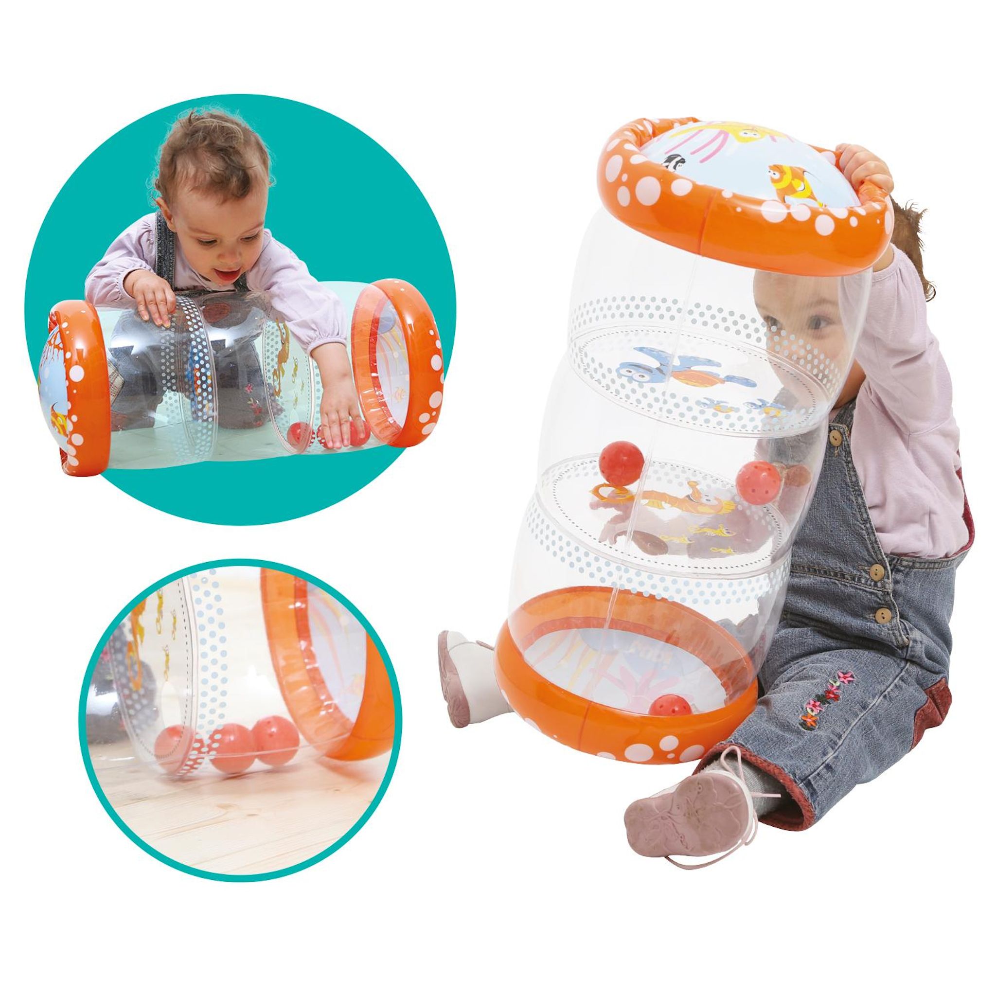 Voir la diapositive 2 : Baby Roller thème Mer Multi activités LUDE