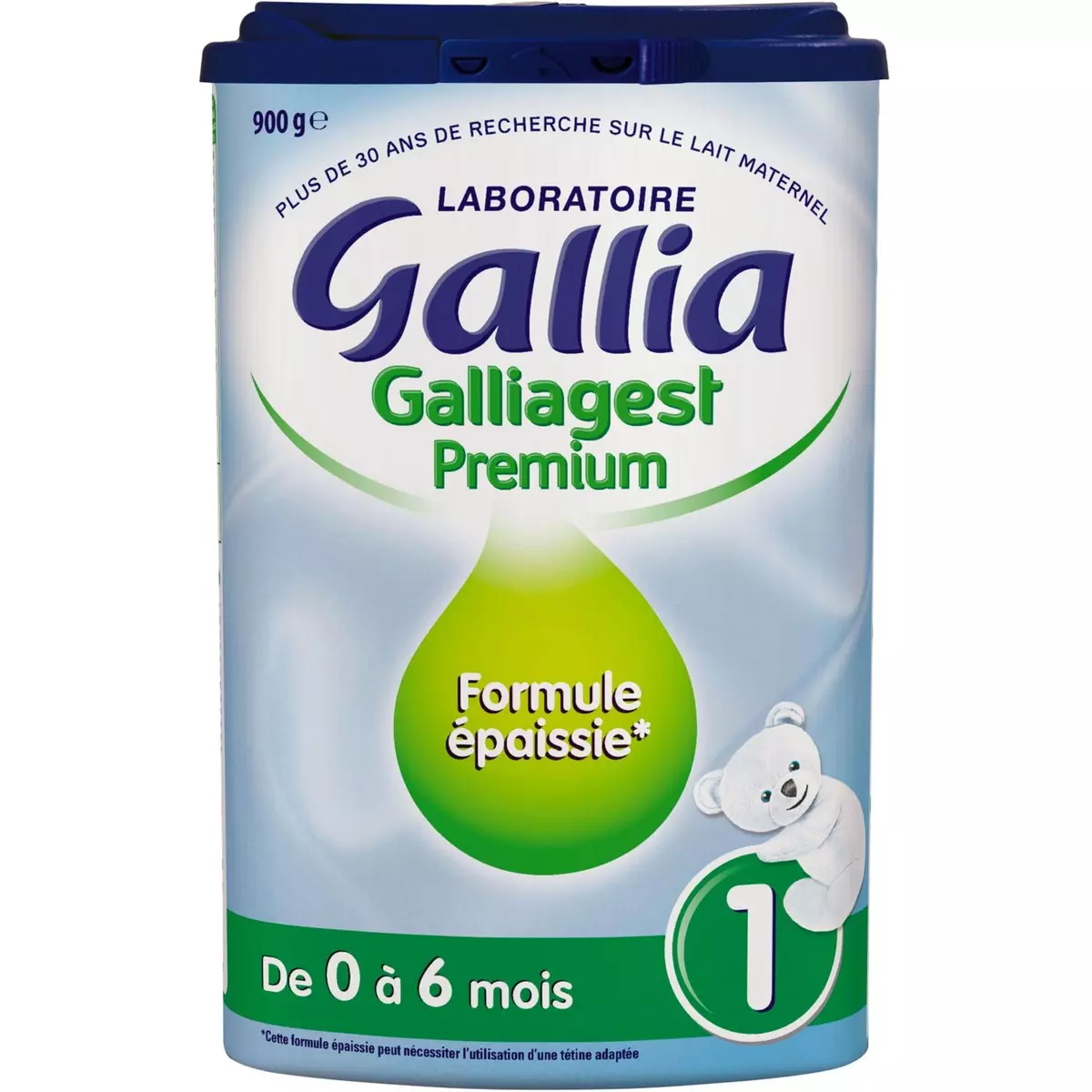 GALLIA Galliagest premium 1 lait 1er âge en poudre dès la naissance 900g