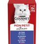 Voir la diapositive 2 : GOURMET Mon petit sachets repas pâtée poissons pour chat 6x50g