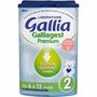 Voir la diapositive 2 : GALLIA Galliagest Premium 2 lait 2ème âge en poudre épaissi dès 6 mois 900g