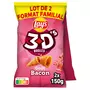 LAY'S Biscuits soufflés 3D's goût bacon lot de 2 2x150g