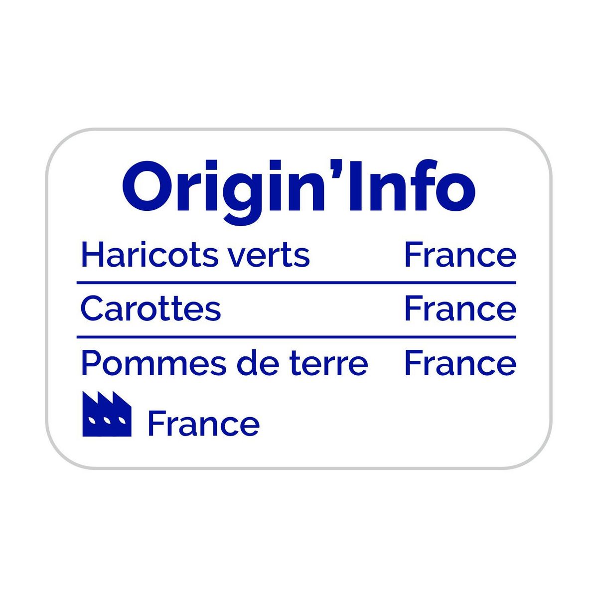 D'AUCY Poêlée parisienne aux pommes de terre, carottes et haricots verts 580g