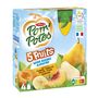 Voir la diapositive 2 : POM'POTES Gourdes 5 fruits pomme abricot pêche poire banane sans sucres ajoutés 4x90g