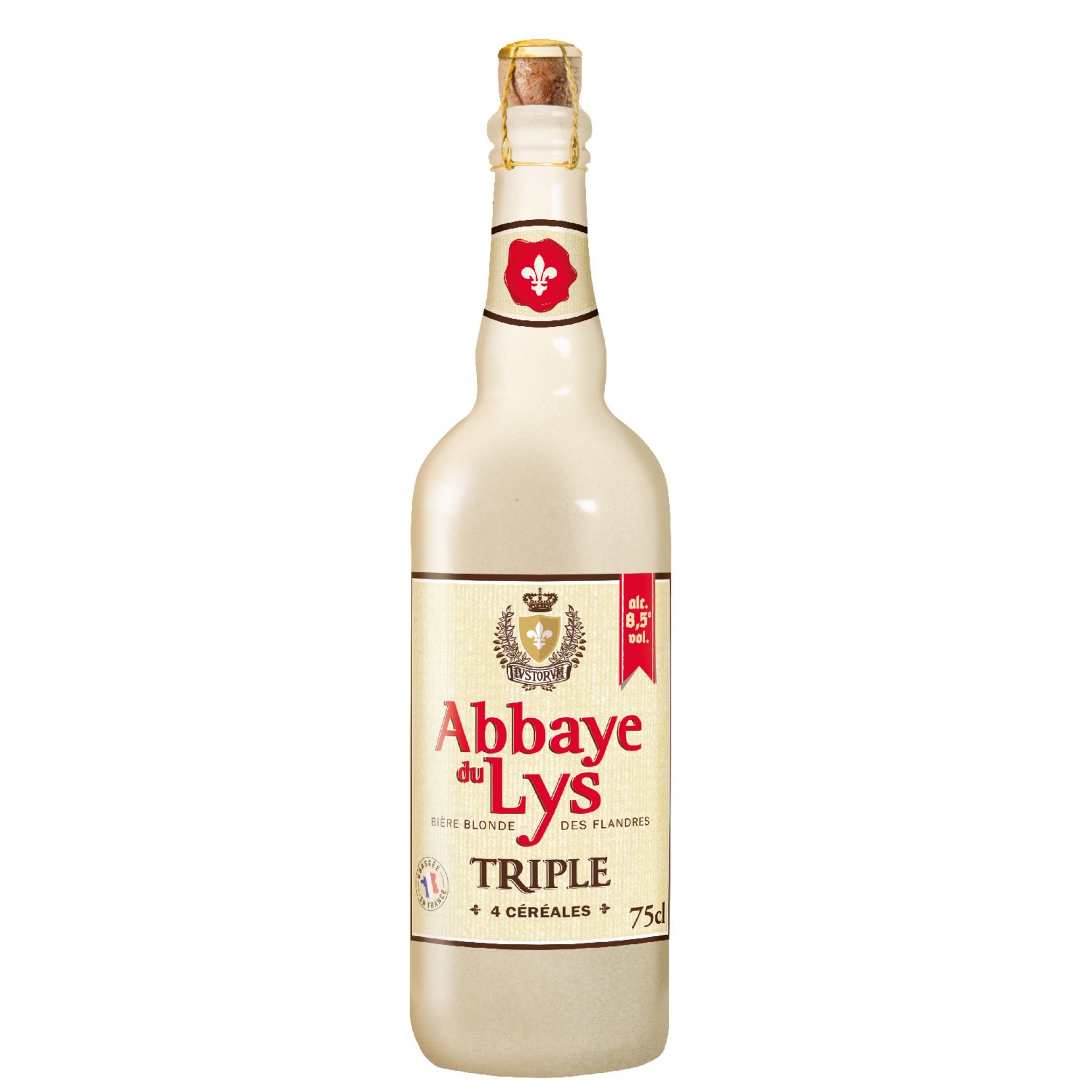 Voir la diapositive 2 : ABBAYE DU LYS Bière triple 8.5% bouteille 75cl
