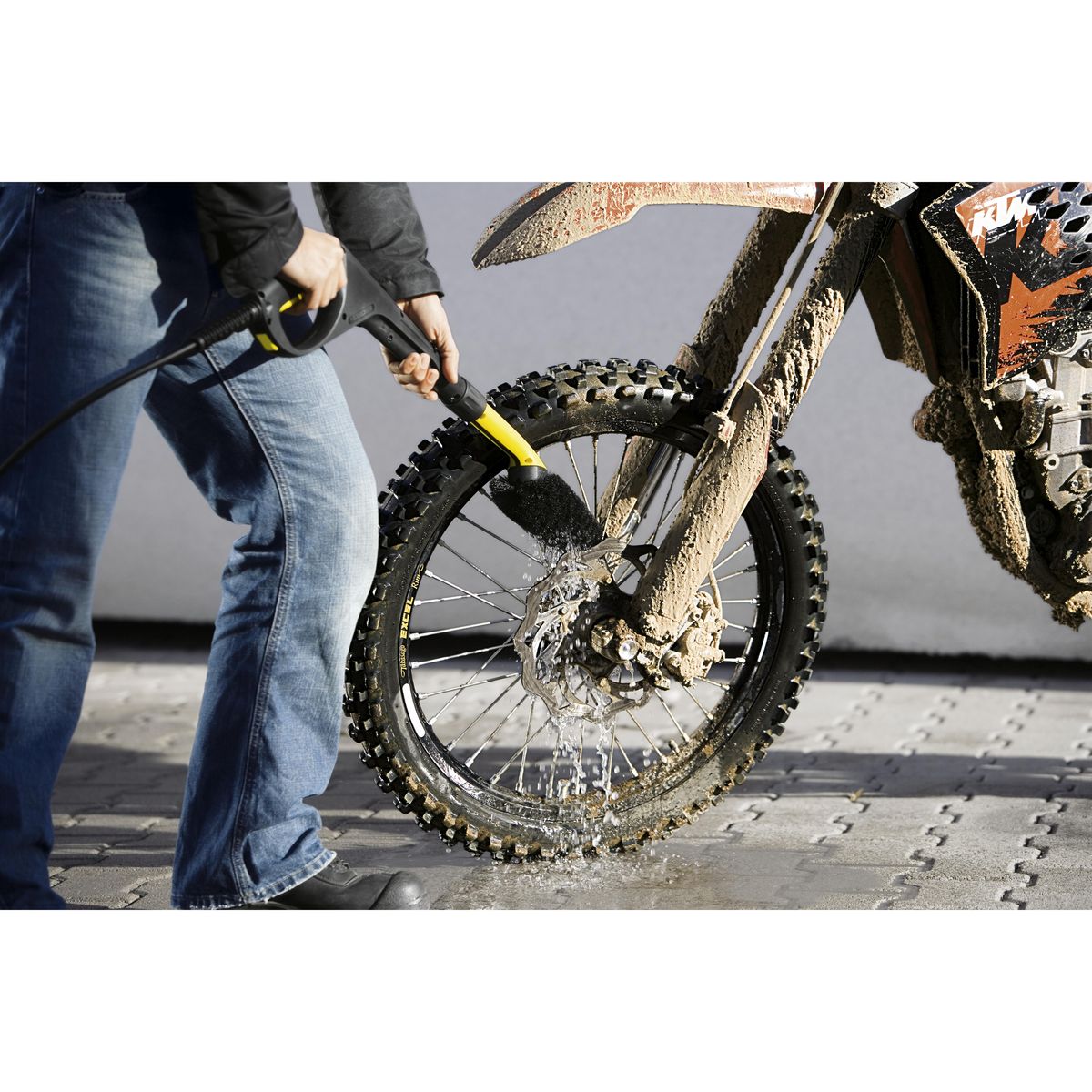 KARCHER Brosse pour nettoyeur haute pression spéciale jantes