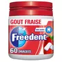 FREEDENT Chewing-gums sans sucres goût fraise 60 dragées 84g