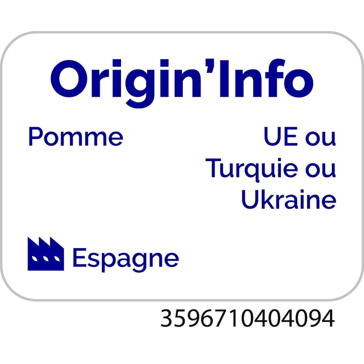 AUCHAN Jus de pomme à base de concentré briquettes 6x20cl