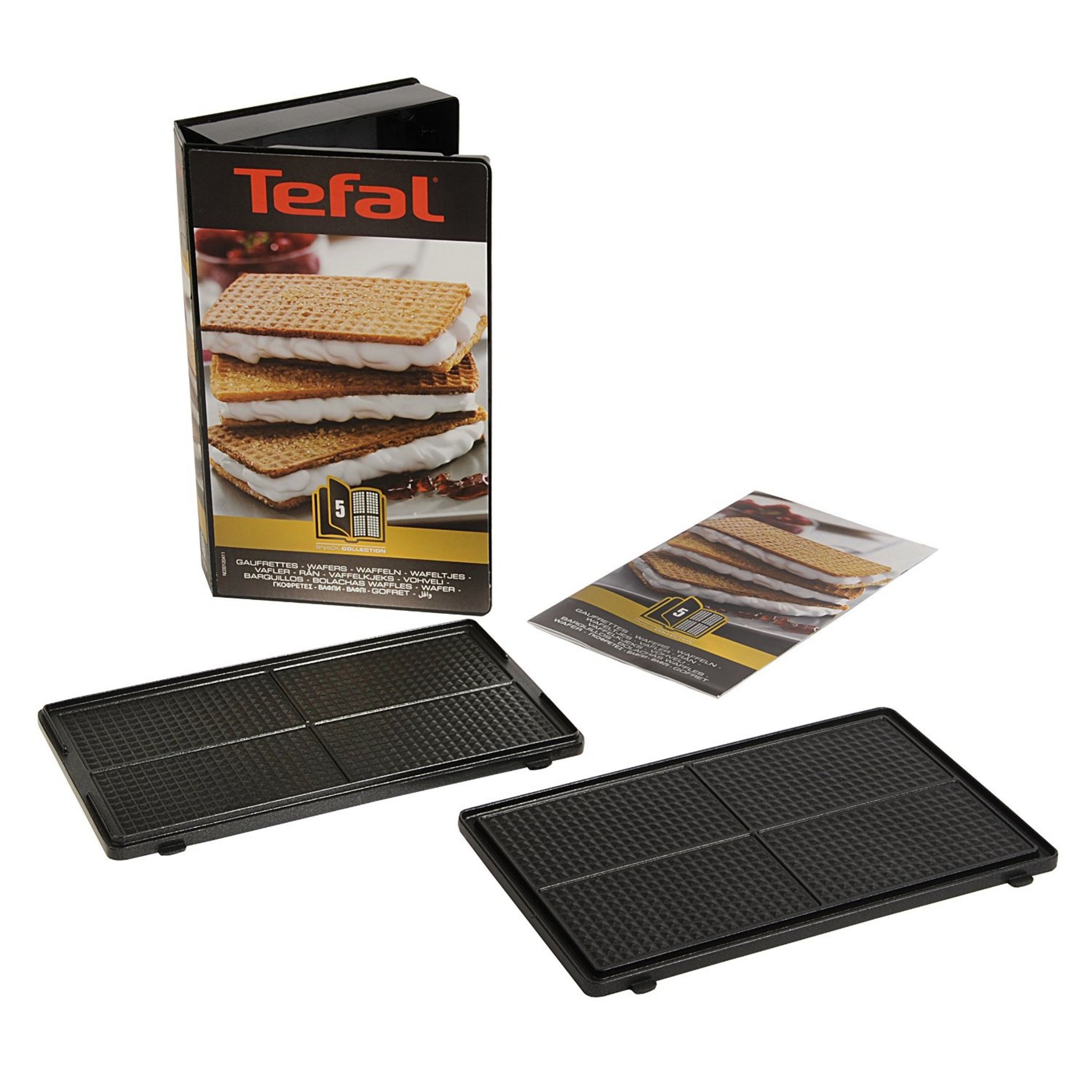 Voir la diapositive 2 : TEFAL Coffret Snack Collection Gaufrette + livre de recettes