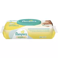 Pampers lingettes bébé sensitive - lot de 15 x 80 lingettes - 1200 lingettes  PAM8001841063188 - Conforama