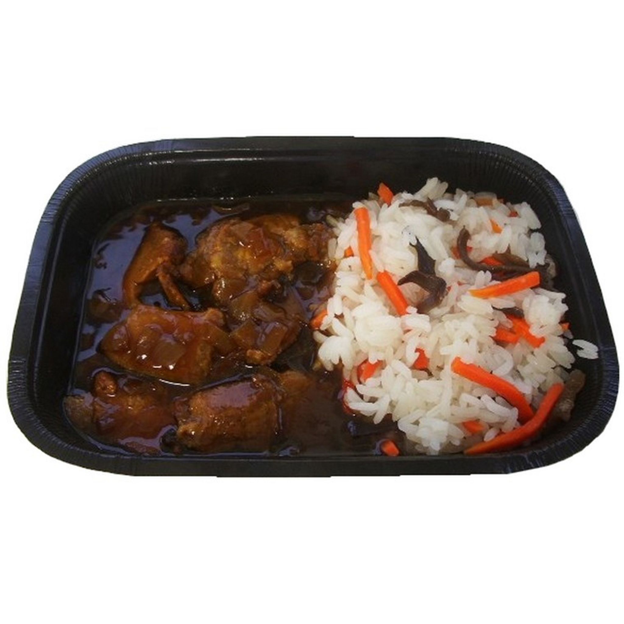 AUCHAN LE TRAITEUR Porc au caramel et riz thaï aux légumes 260g