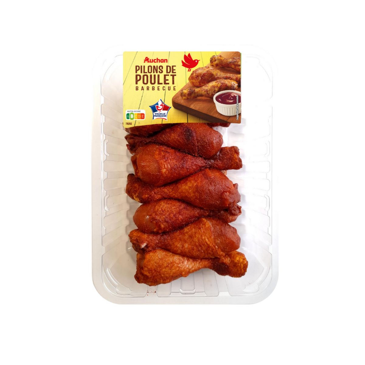 AUCHAN Cuisse de poulet à la mexicaine 900g
