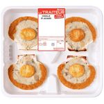 AUCHAN LE TRAITEUR Coquille Saint-Jacques 4 pièces 560g