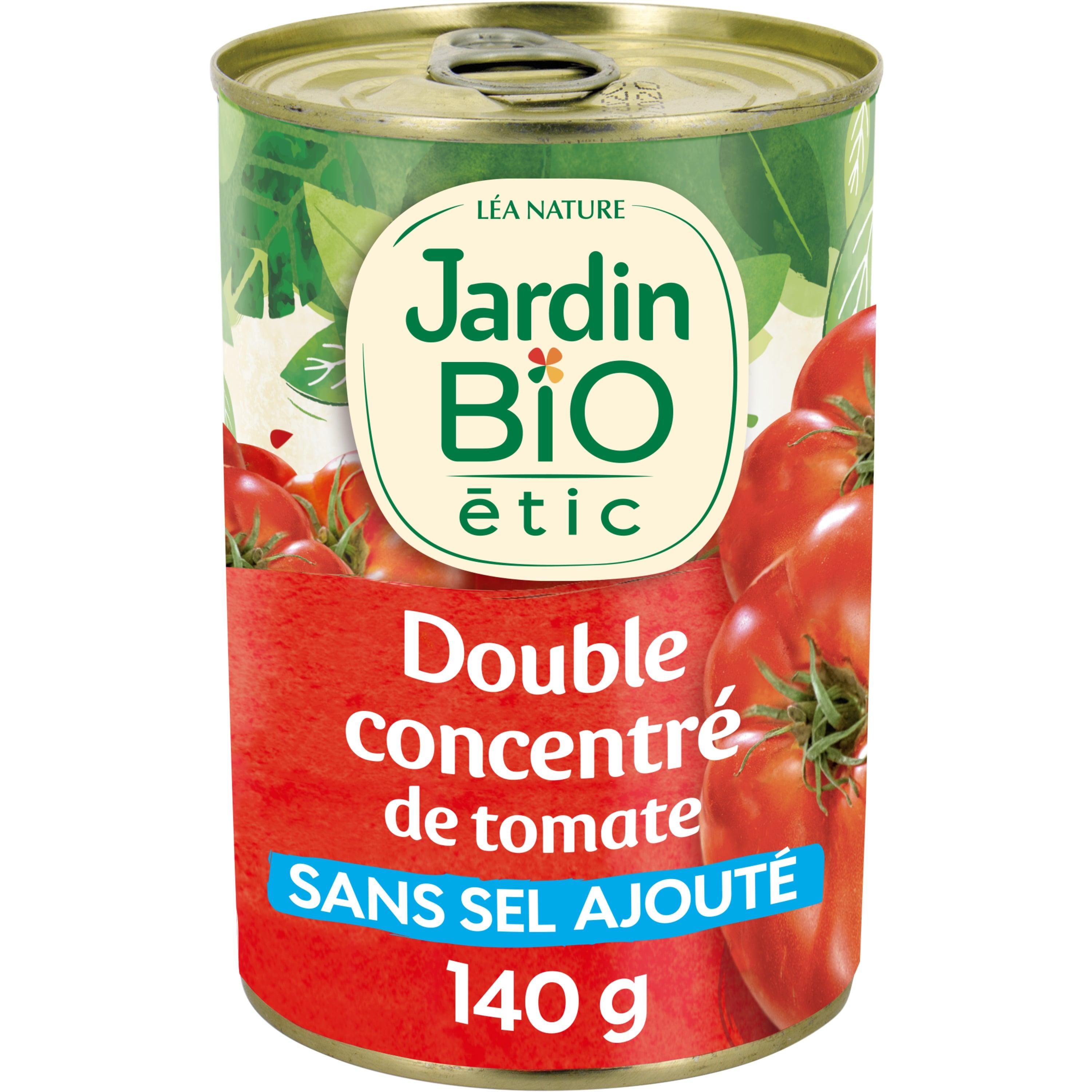 Voir la diapositive 2 : JARDIN BIO ETIC Double concentré de tomate 140g