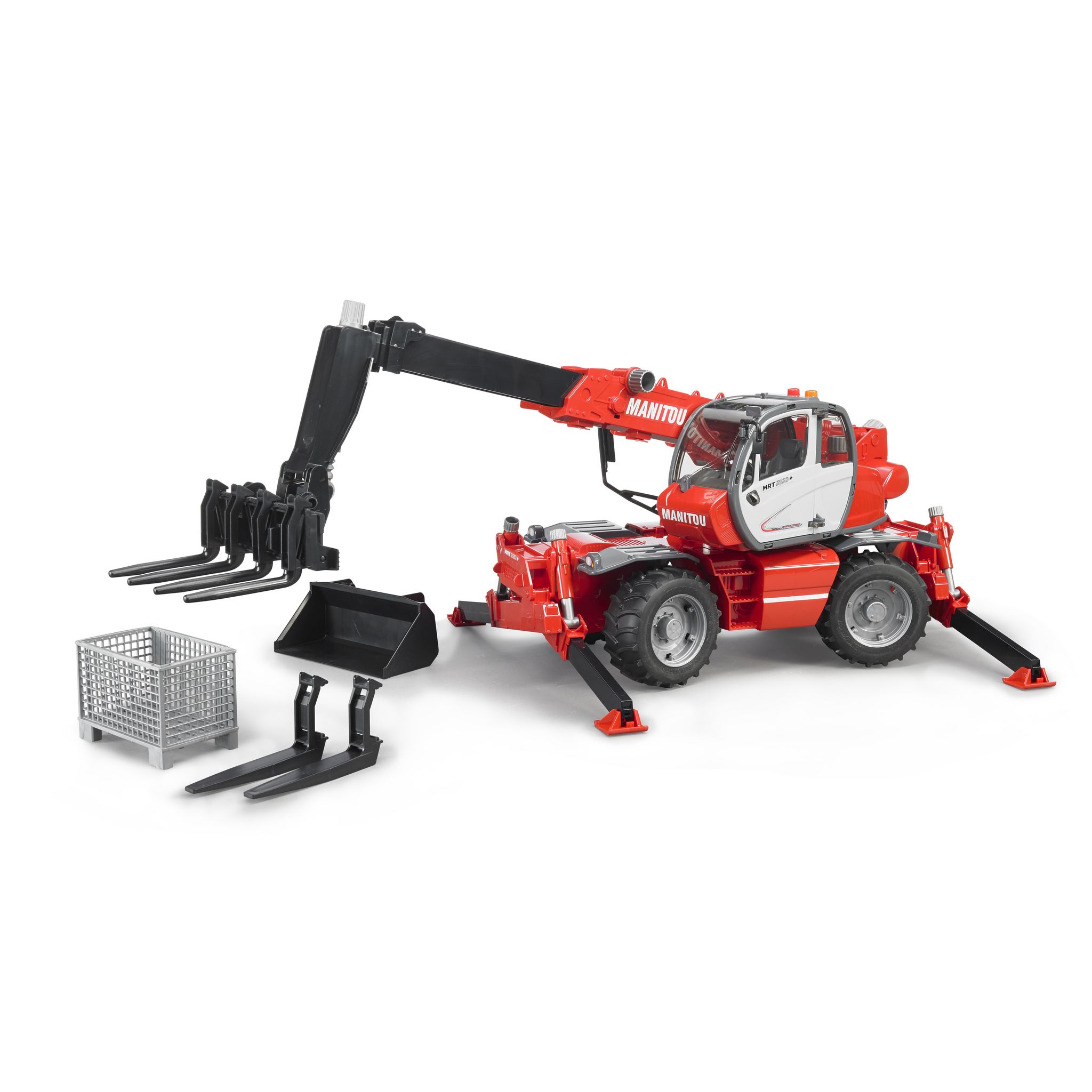 BRUDER Manitou télescopique MR T2150 avec accessoires