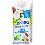 BJORG Crème de coco bio légère brique refermable 20cl