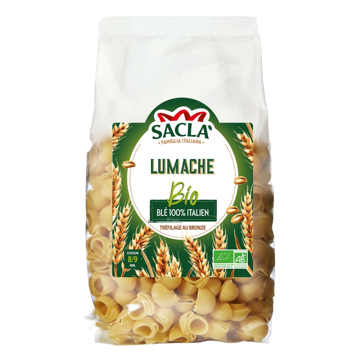 SACLA Pâtes lumache bio 500g