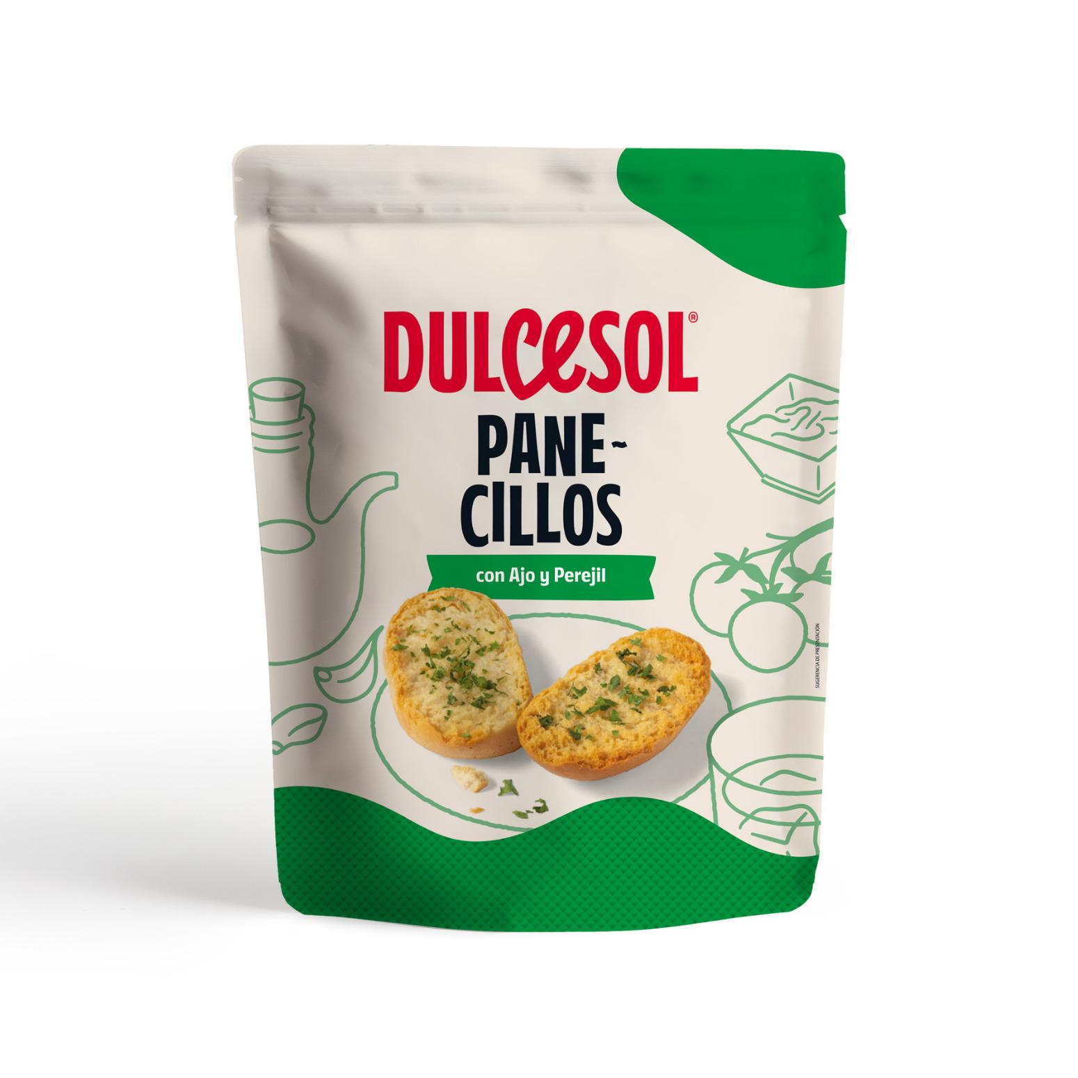 DULCESOL Pain grillé ail et persil 160g