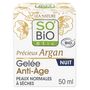 Voir la diapositive 3 : SO BIO ETIC Gelée anti-âge de nuit tous types de peaux 40ml