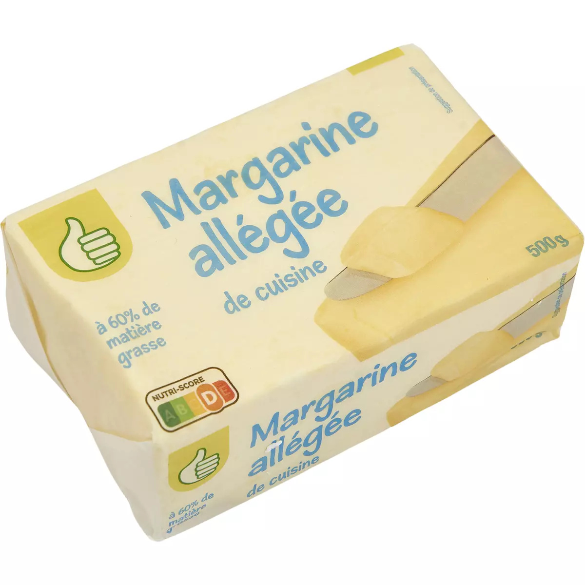 POUCE Margarine de cuisine allégée 60% MG 500g pas cher 
